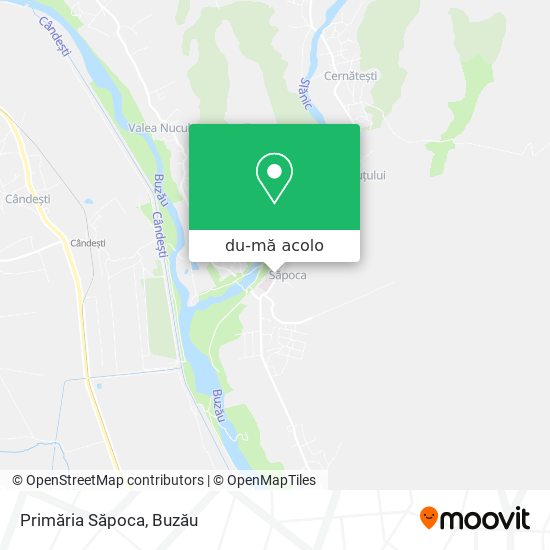 Hartă Primăria Săpoca