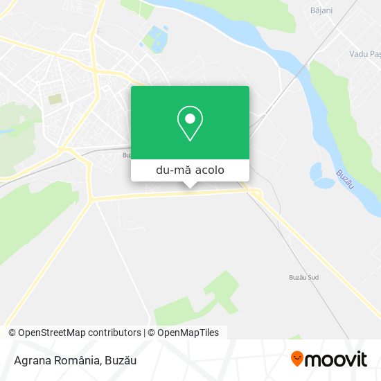 Hartă Agrana România