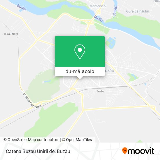 Hartă Catena Buzau Unirii de