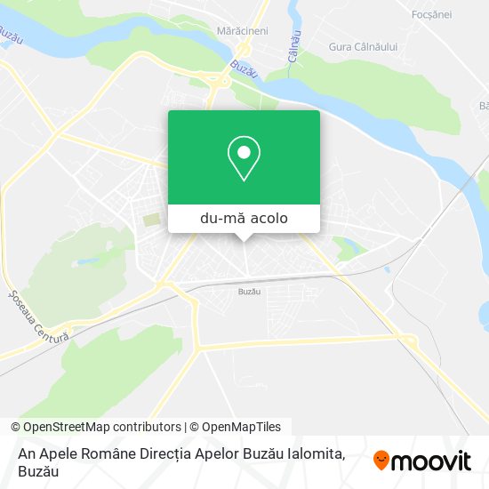 Hartă An Apele Române Direcția Apelor Buzău Ialomita
