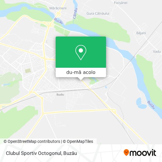 Hartă Clubul Sportiv Octogonul