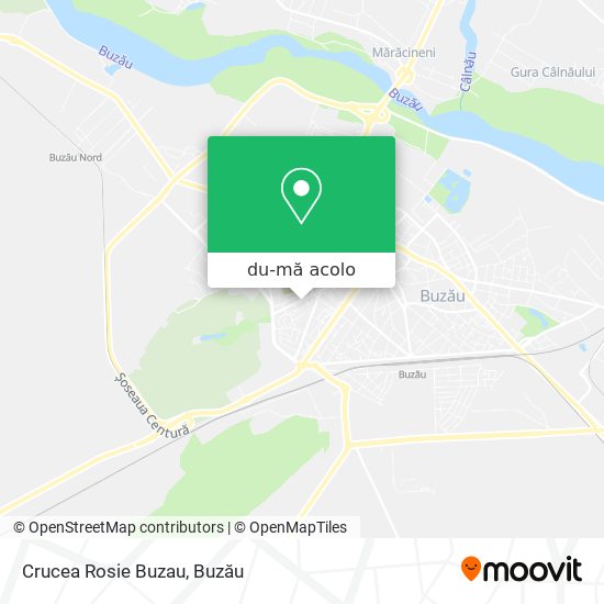 Hartă Crucea Rosie Buzau