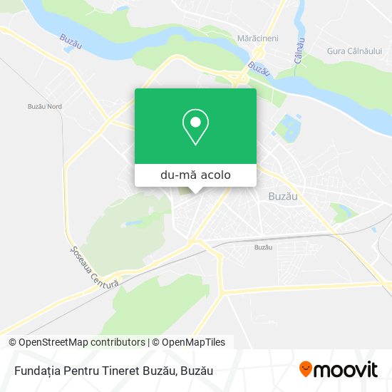 Hartă Fundația Pentru Tineret Buzău