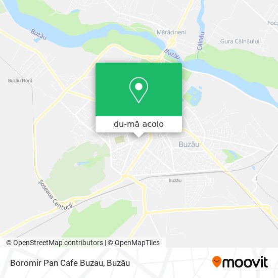 Hartă Boromir Pan Cafe Buzau
