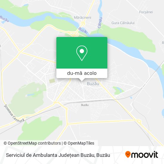 Hartă Serviciul de Ambulanta Județean Buzău