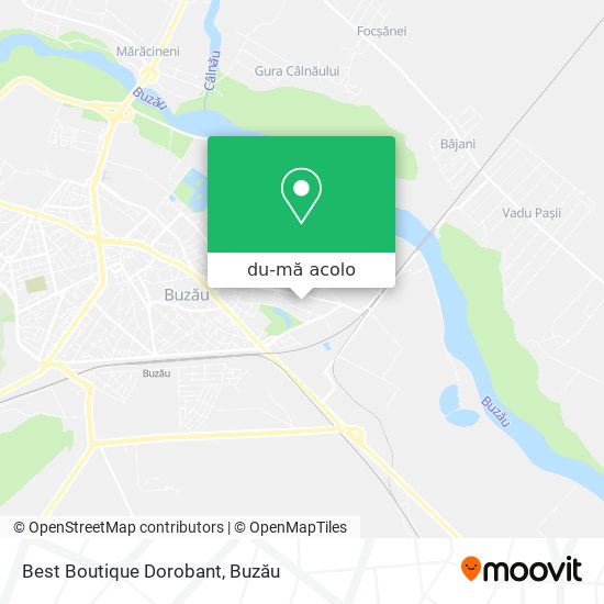 Hartă Best Boutique Dorobant