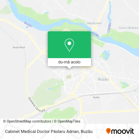 Hartă Cabinet Medical Doctor Pâslaru Adrian