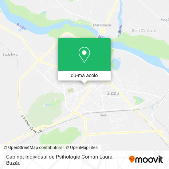 Hartă Cabinet Individual de Psihologie Coman Laura