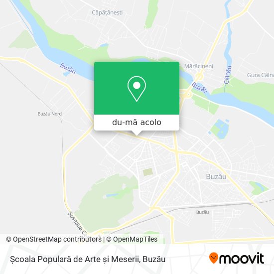 Hartă Școala Populară de Arte și Meserii