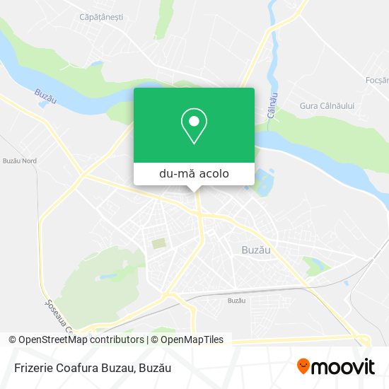 Hartă Frizerie Coafura Buzau