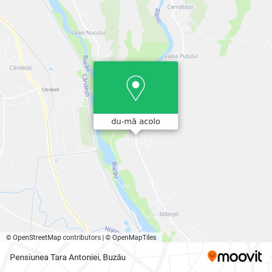 Hartă Pensiunea Tara Antoniei