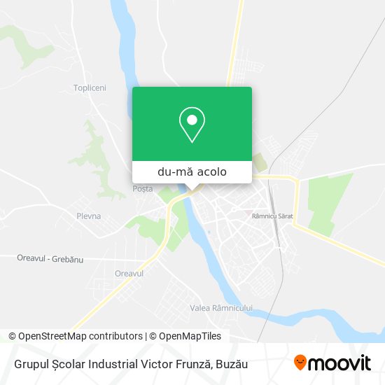Hartă Grupul Școlar Industrial Victor Frunză