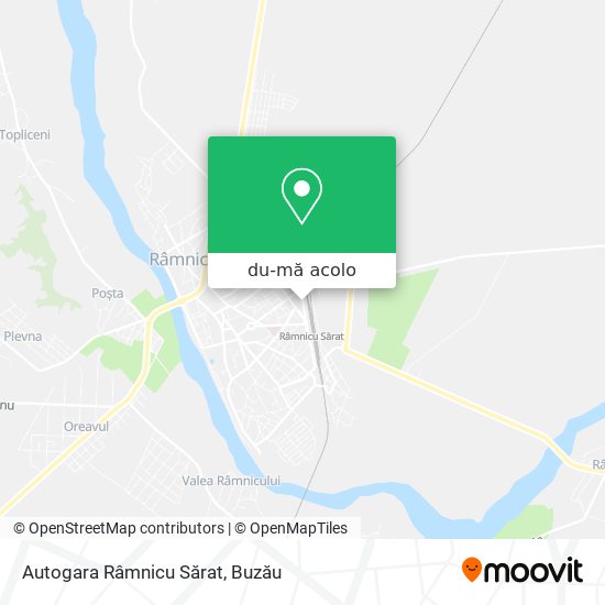 Hartă Autogara Râmnicu Sărat