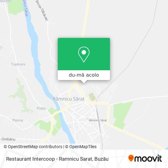 Hartă Restaurant Intercoop - Ramnicu Sarat