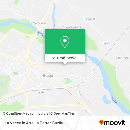 Hartă La Veceu in Arte La Parter