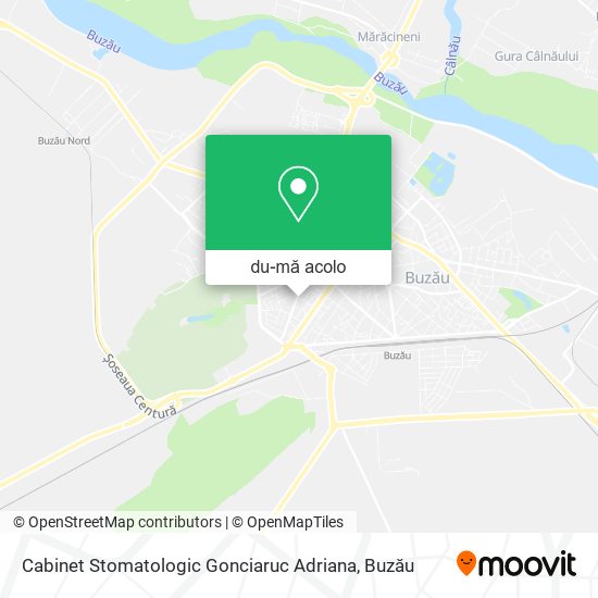 Hartă Cabinet Stomatologic Gonciaruc Adriana