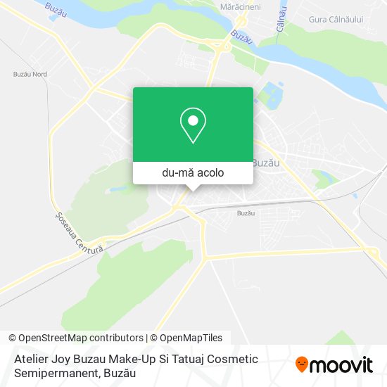 Hartă Atelier Joy Buzau Make-Up Si Tatuaj Cosmetic Semipermanent