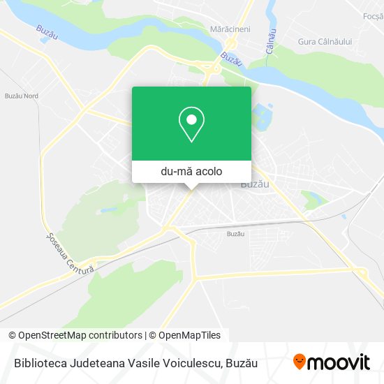 Hartă Biblioteca Judeteana Vasile Voiculescu