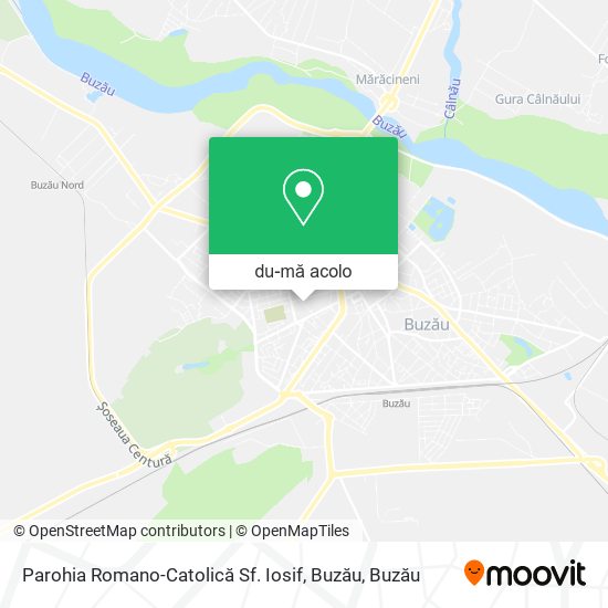Hartă Parohia Romano-Catolică Sf. Iosif, Buzău