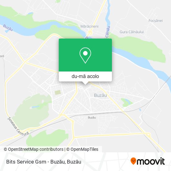 Hartă Bits Service Gsm - Buzău