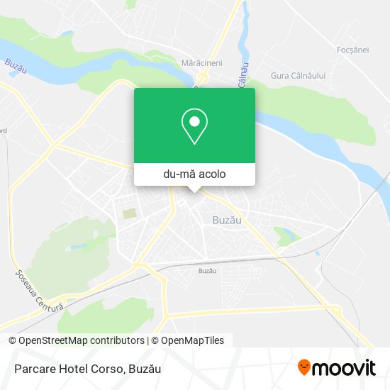 Hartă Parcare Hotel Corso