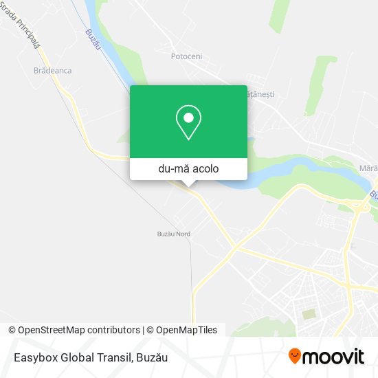 Hartă Easybox Global Transil