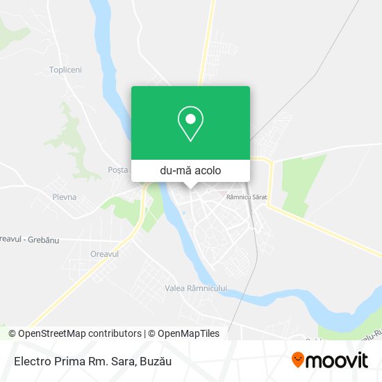 Hartă Electro Prima Rm. Sara