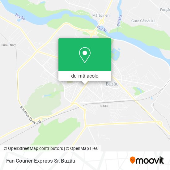 Hartă Fan Courier Express Sr