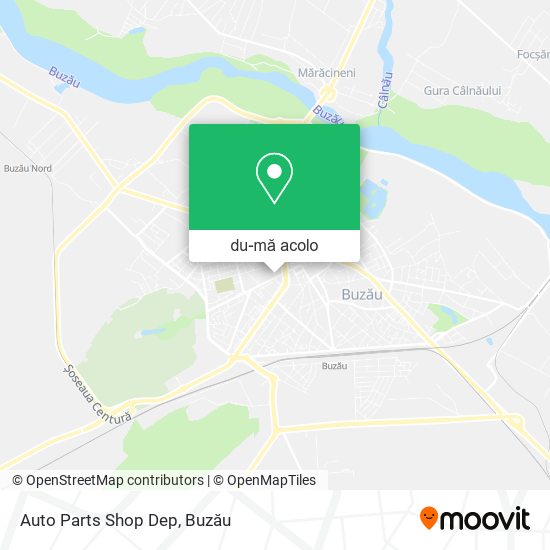 Hartă Auto Parts Shop Dep