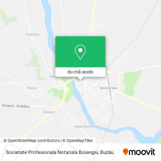 Hartă Societate Profesionala Notariala Boiangiu