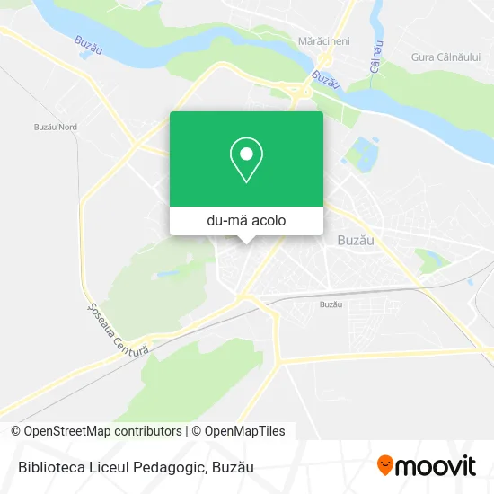 Hartă Biblioteca Liceul Pedagogic
