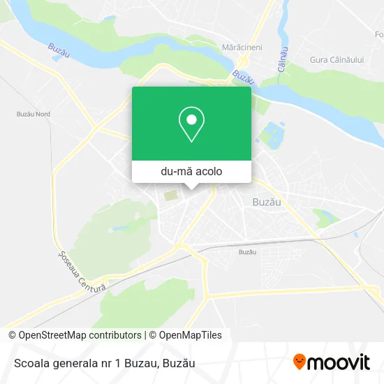Hartă Scoala generala nr 1 Buzau