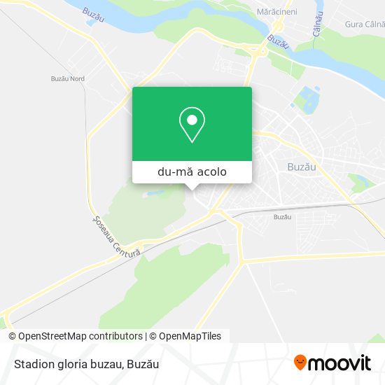 Hartă Stadion gloria buzau