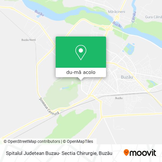 Hartă Spitalul Judetean Buzau- Sectia Chirurgie