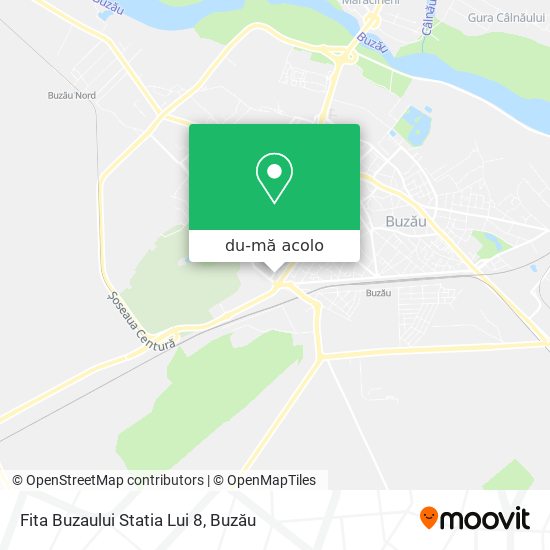 Hartă Fita Buzaului Statia Lui 8