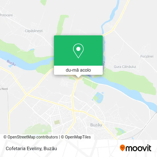 Hartă Cofetaria Eveliny