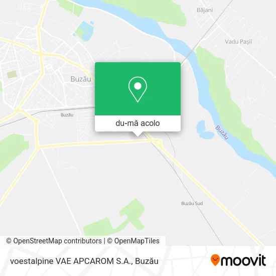 Hartă voestalpine VAE APCAROM S.A.