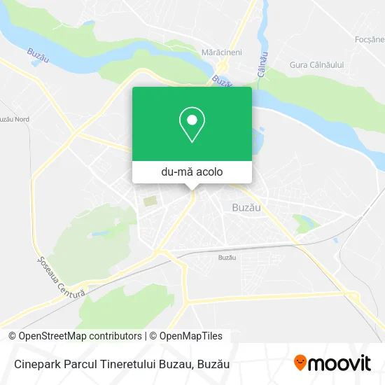 Hartă Cinepark Parcul Tineretului Buzau