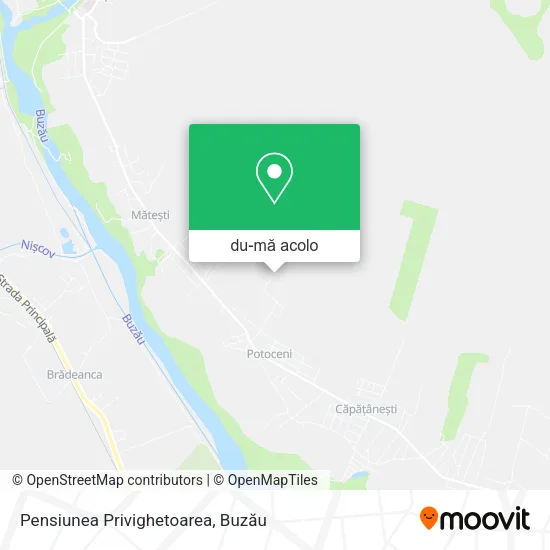 Hartă Pensiunea Privighetoarea
