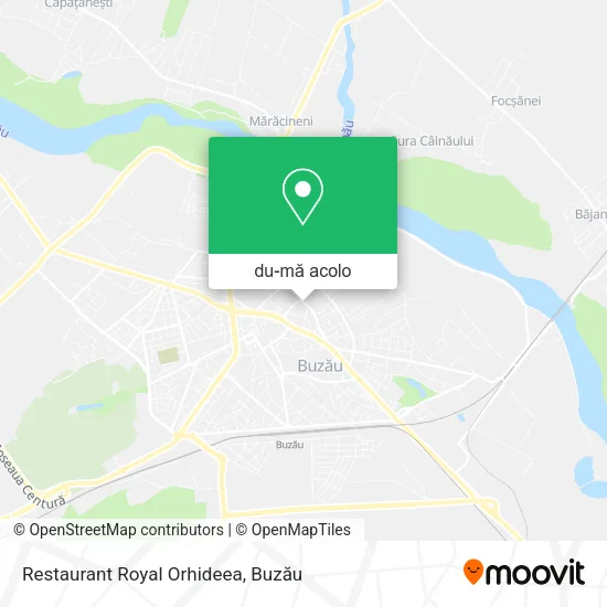 Hartă Restaurant Royal Orhideea