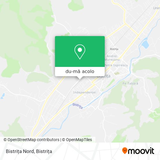 Hartă Bistrița Nord