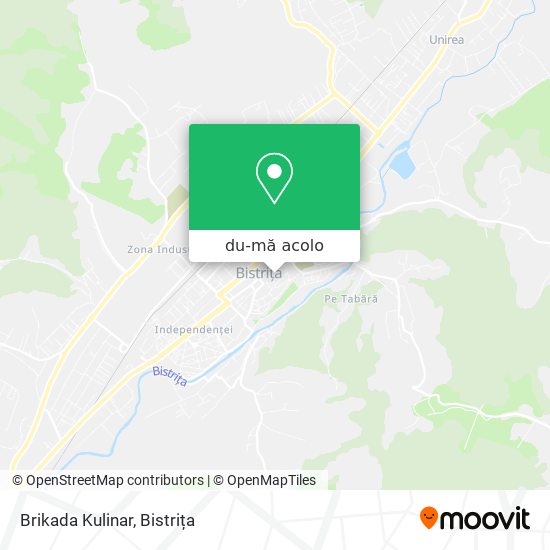 Hartă Brikada Kulinar