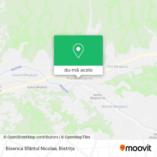 Hartă Biserica Sfântul Nicolae