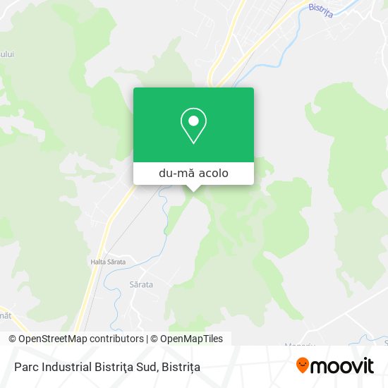 Hartă Parc Industrial Bistriţa Sud