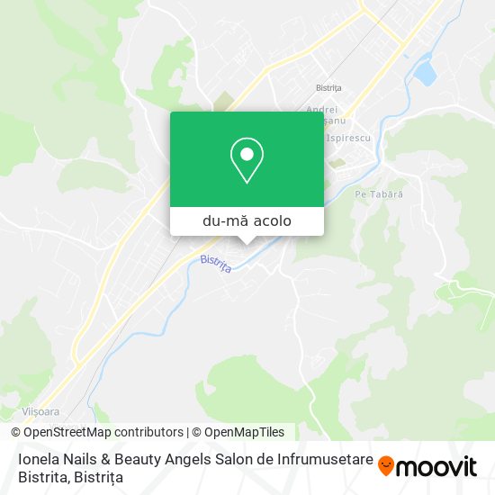 Hartă Ionela Nails & Beauty Angels Salon de Infrumusetare Bistrita