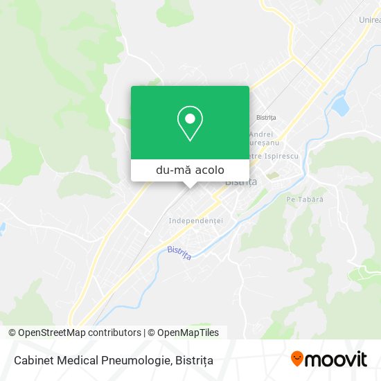 Hartă Cabinet Medical Pneumologie