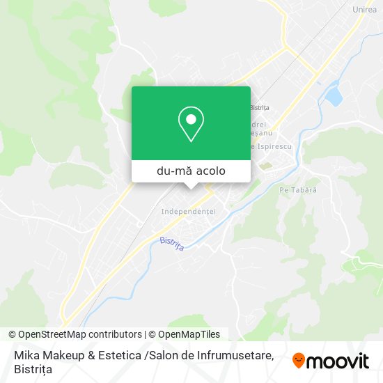 Hartă Mika Makeup & Estetica /Salon de Infrumusetare