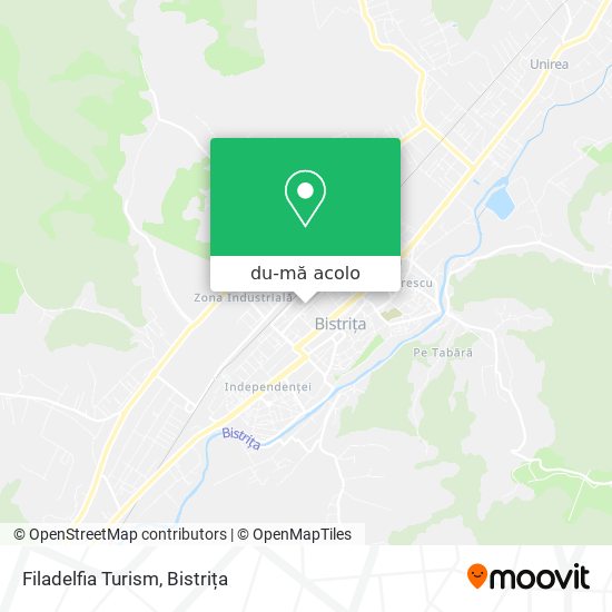 Hartă Filadelfia Turism