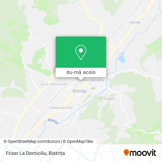 Hartă Frizer La Domiciliu