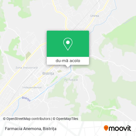 Hartă Farmacia Anemona